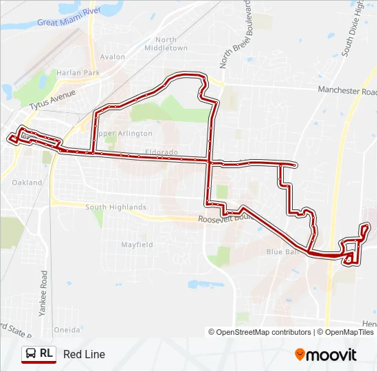 RL Bus Line Map