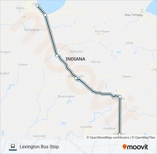 GREYHOUND US0120 bus Line Map