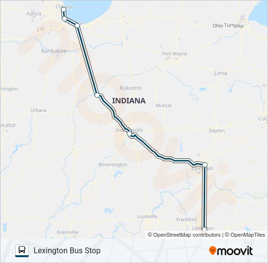 GREYHOUND US0120 Bus Line Map