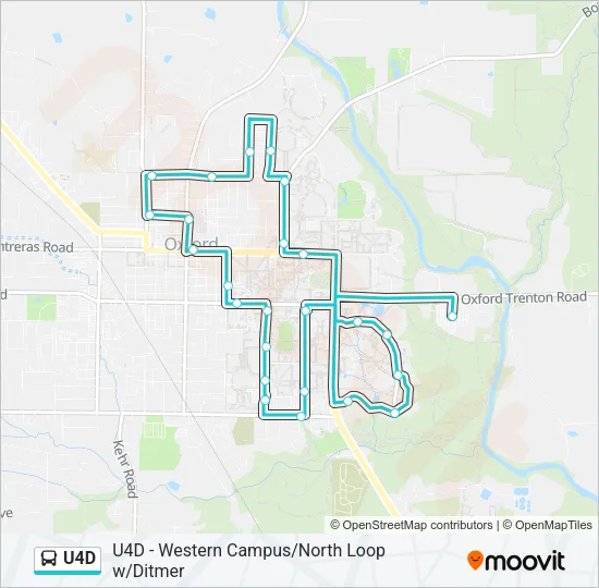 U4D Bus Line Map