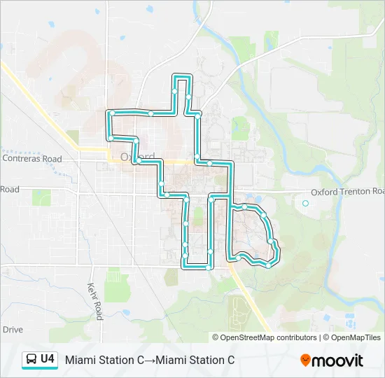 U4 Bus Line Map