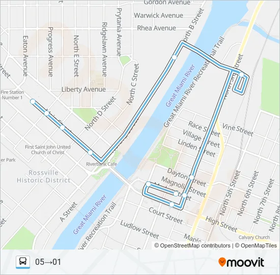 SUMMER OF CELEBRATION Bus Line Map