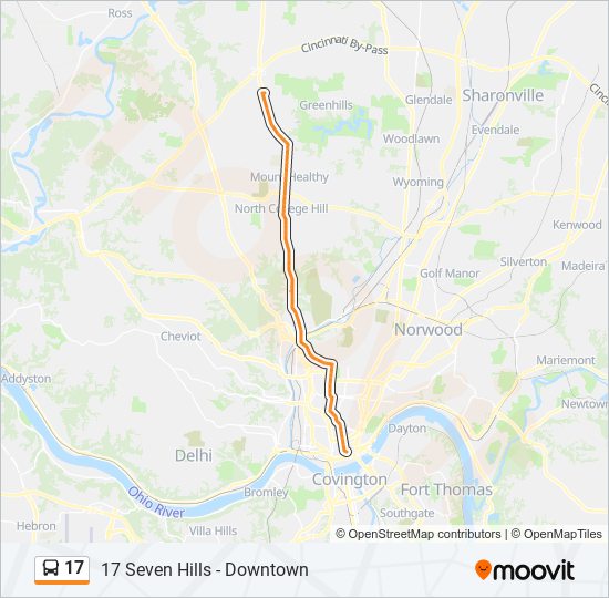 17-route-schedules-stops-maps-17-seven-hills-downtown-updated