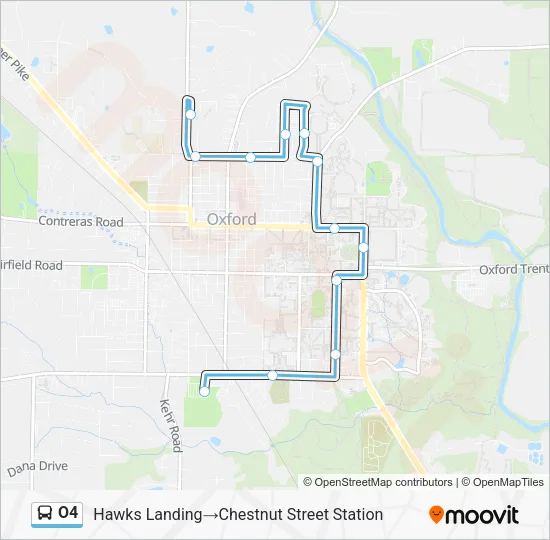 O4 Bus Line Map