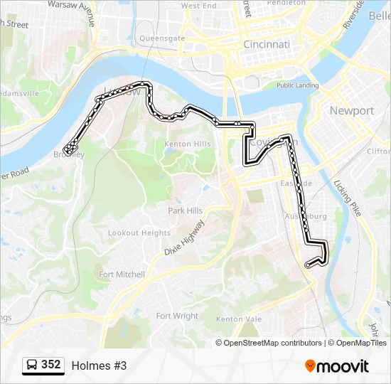 352 Route: Schedules, Stops & Maps - Holmes #3 (Updated)