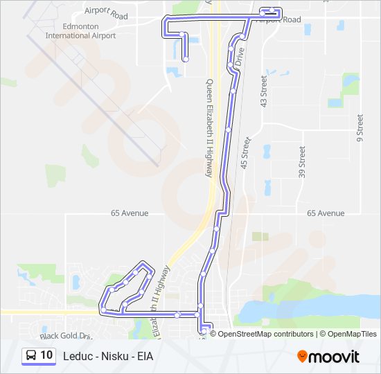 10 bus Line Map