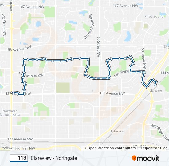 113 Route: Schedules, Stops & Maps - Northgate Transit Centre Bay I‎→ ...