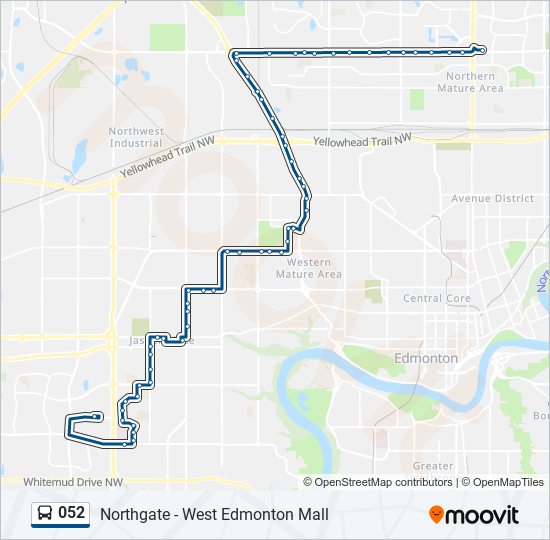 052 Route: Schedules, Stops & Maps - West Edmonton Mall Transit Centre ...