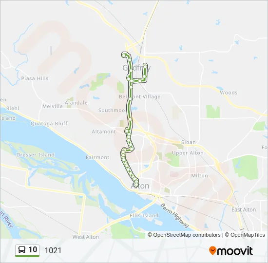 10 Bus Line Map