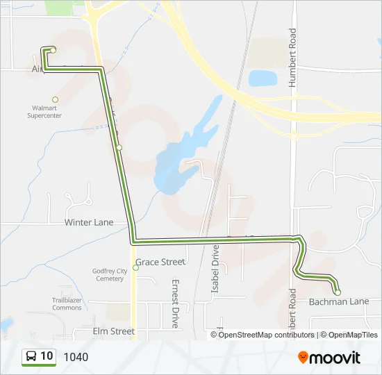 10 Bus Line Map