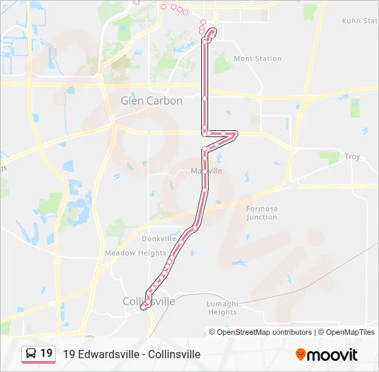19 Route: Schedules, Stops & Maps - 19 To Collinsville (Updated)