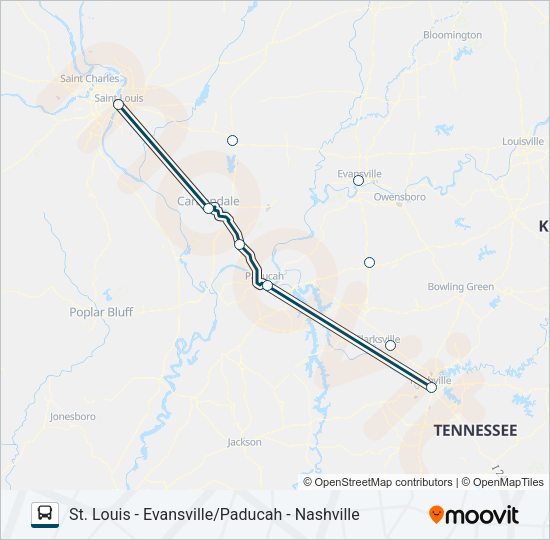 GREYHOUND US0185 Bus Line Map