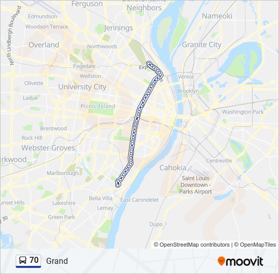 70 Route: Schedules, Maps - Broadway Tc (Updated)