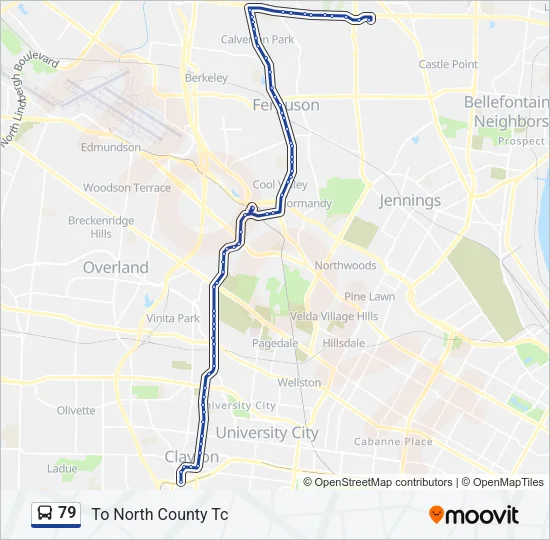 79 Bus Line Map