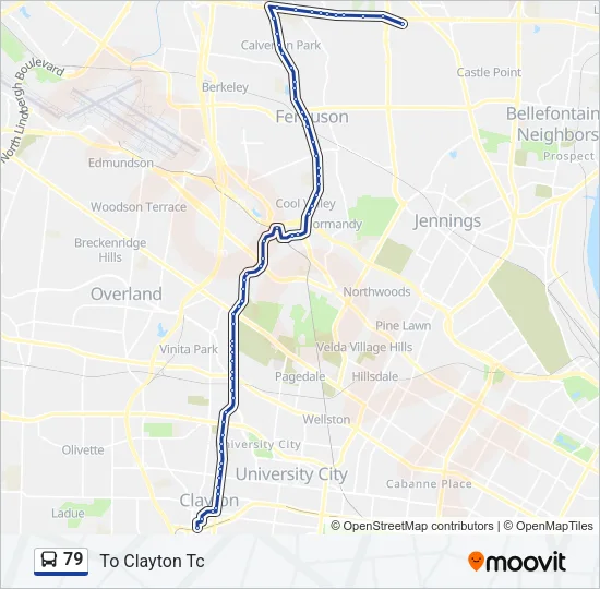 79 Bus Line Map