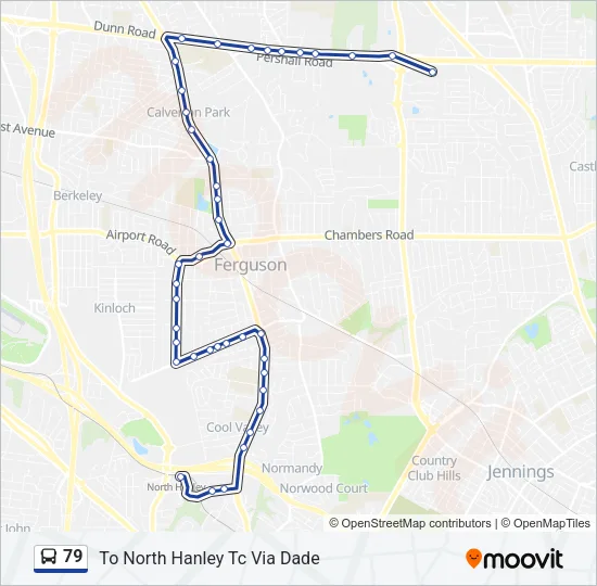 79 Bus Line Map