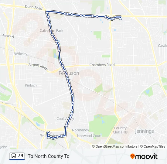 79 Bus Line Map