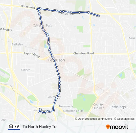 79 Bus Line Map