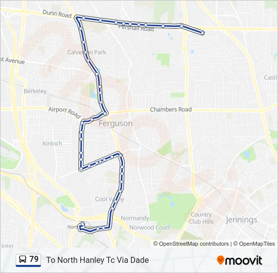 79 Bus Line Map