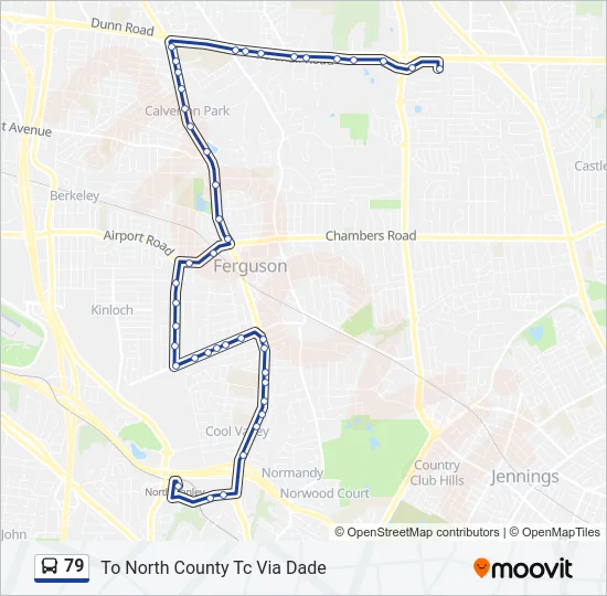 79 Bus Line Map