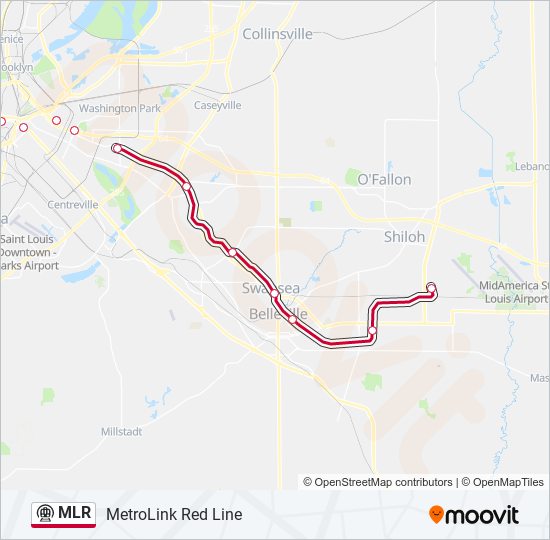 MLR metro Line Map