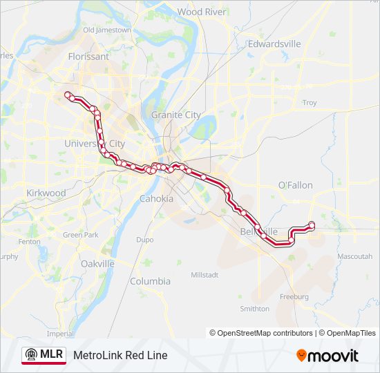 MLR Metro Line Map