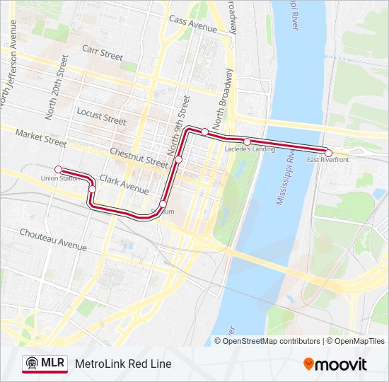 MLR Metro Line Map