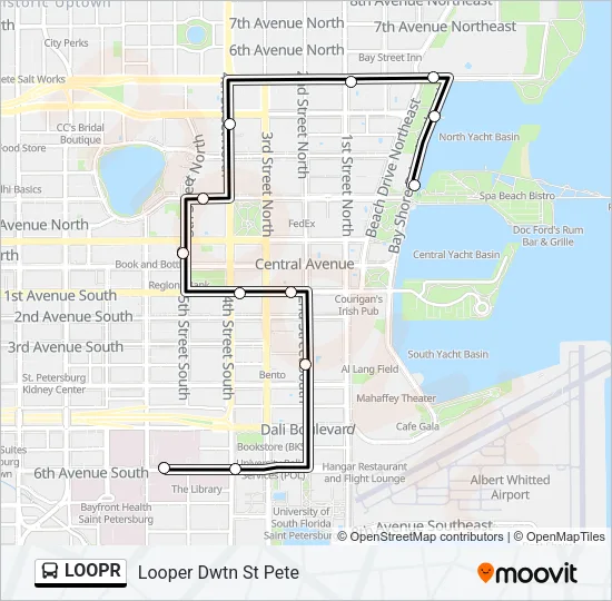 LOOPR Bus Line Map