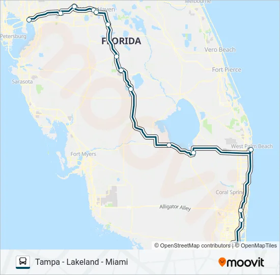 GREYHOUND US0740S Bus Line Map