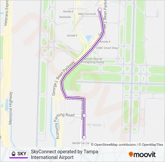 SKY Light Rail Line Map