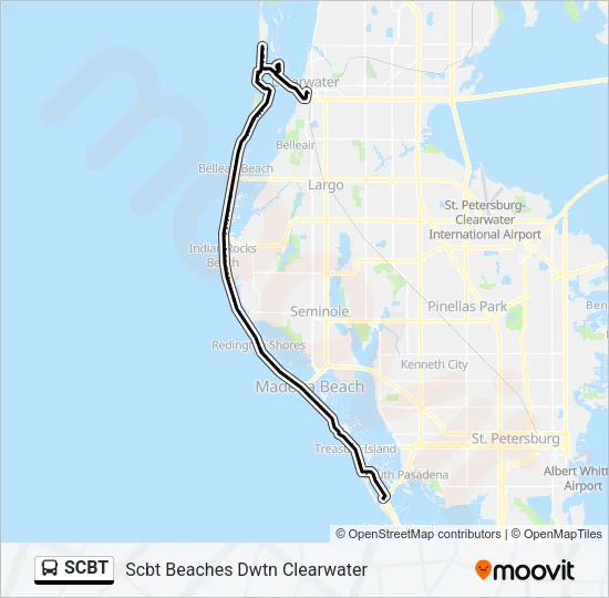 SCBT Bus Line Map