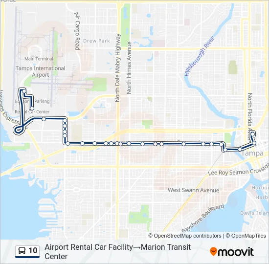 10 Bus Line Map