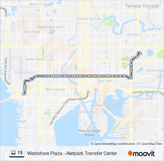 15 bus Line Map