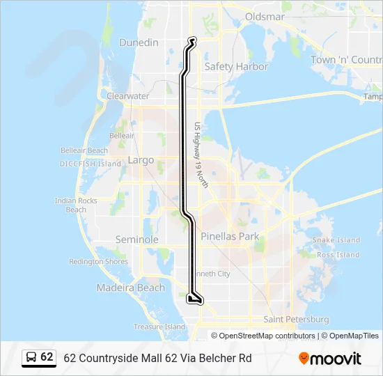 62 Route: Schedules, Stops & Maps - 62 Countryside Mall 62 Via Belcher ...