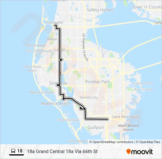 18 Route: Schedules, Stops & Maps - 18a Grand Central 18a Via 66th St ...