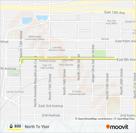 800 Light Rail Line Map