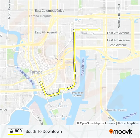 800 Light Rail Line Map