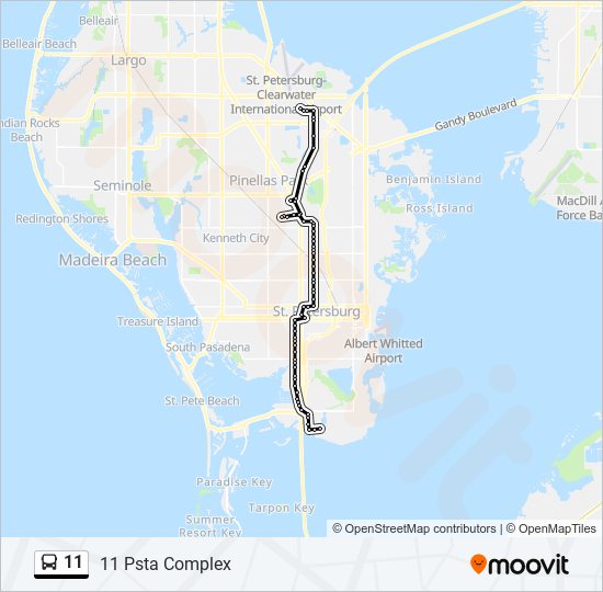 11 Route: Schedules, Stops & Maps - 11 Psta Complex (Updated)