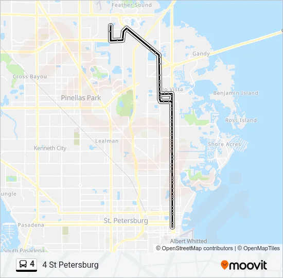 4 Bus Line Map