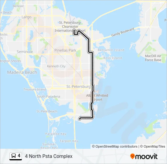 4 Bus Line Map