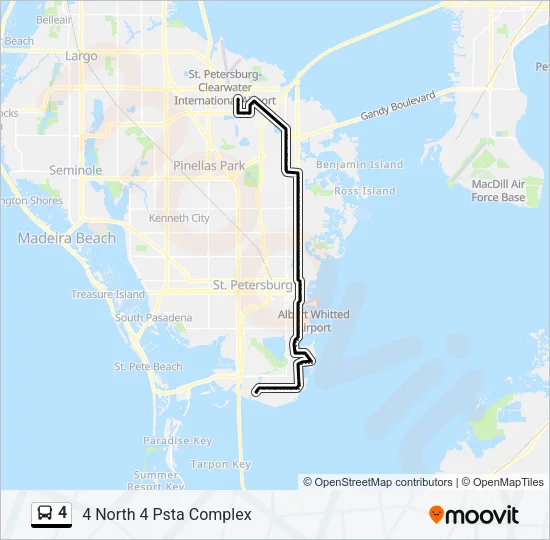 4 Bus Line Map