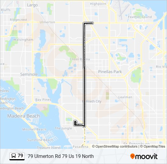 79 bus Line Map