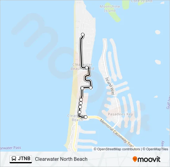JTNB Bus Line Map