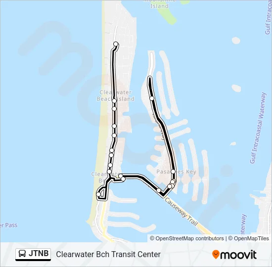 JTNB Bus Line Map