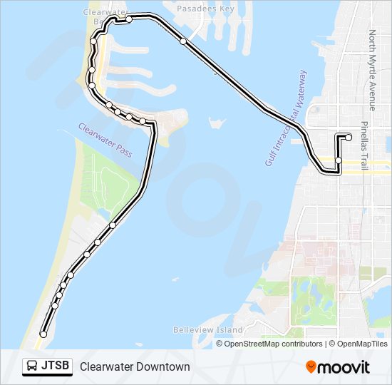 JTSB bus Line Map