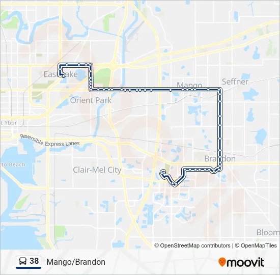 38 Route: Schedules, Stops & Maps - Not A Stop - Brandon Mall Staging ...