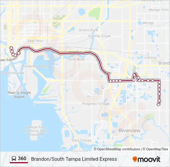 360 Bus Line Map