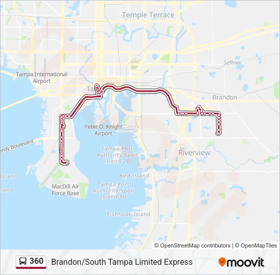 360 Bus Line Map