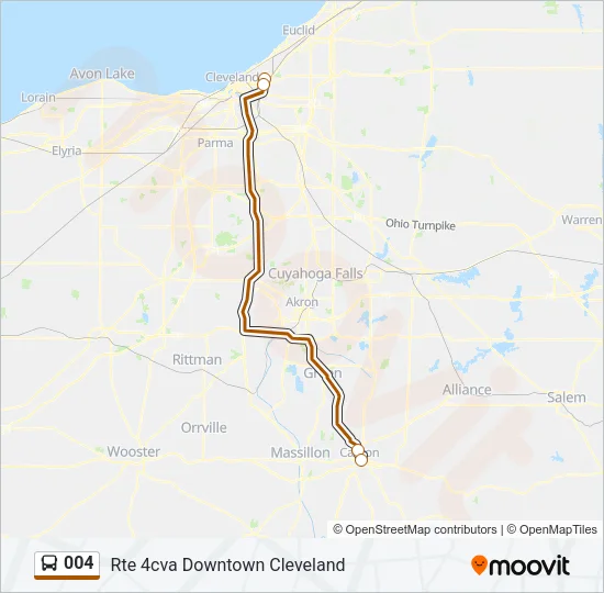 004 Bus Line Map