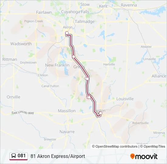 081 Bus Line Map